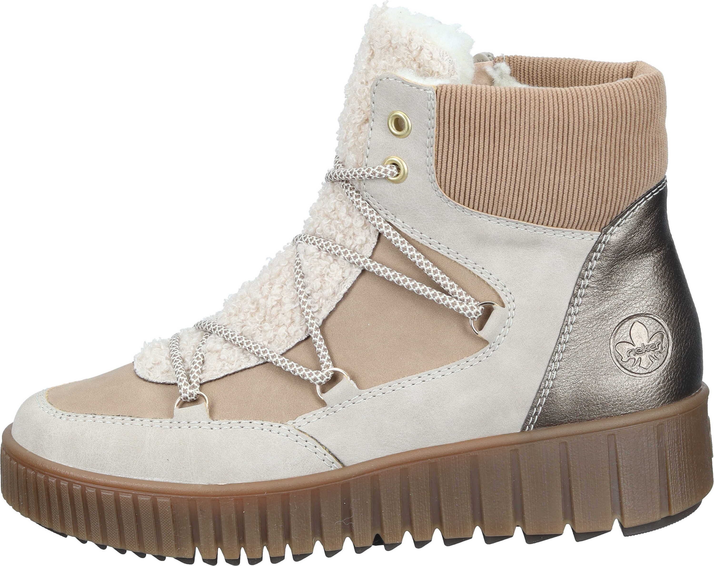 Rieker Stiefeletten Stiefel aus strapazierfähigem Synthetik günstig online kaufen