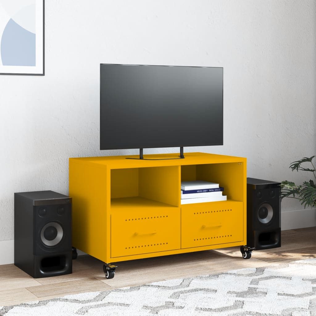 vidaXL TV-Schrank TV-Schrank Senfgelb 68x39x43,5 cm günstig online kaufen