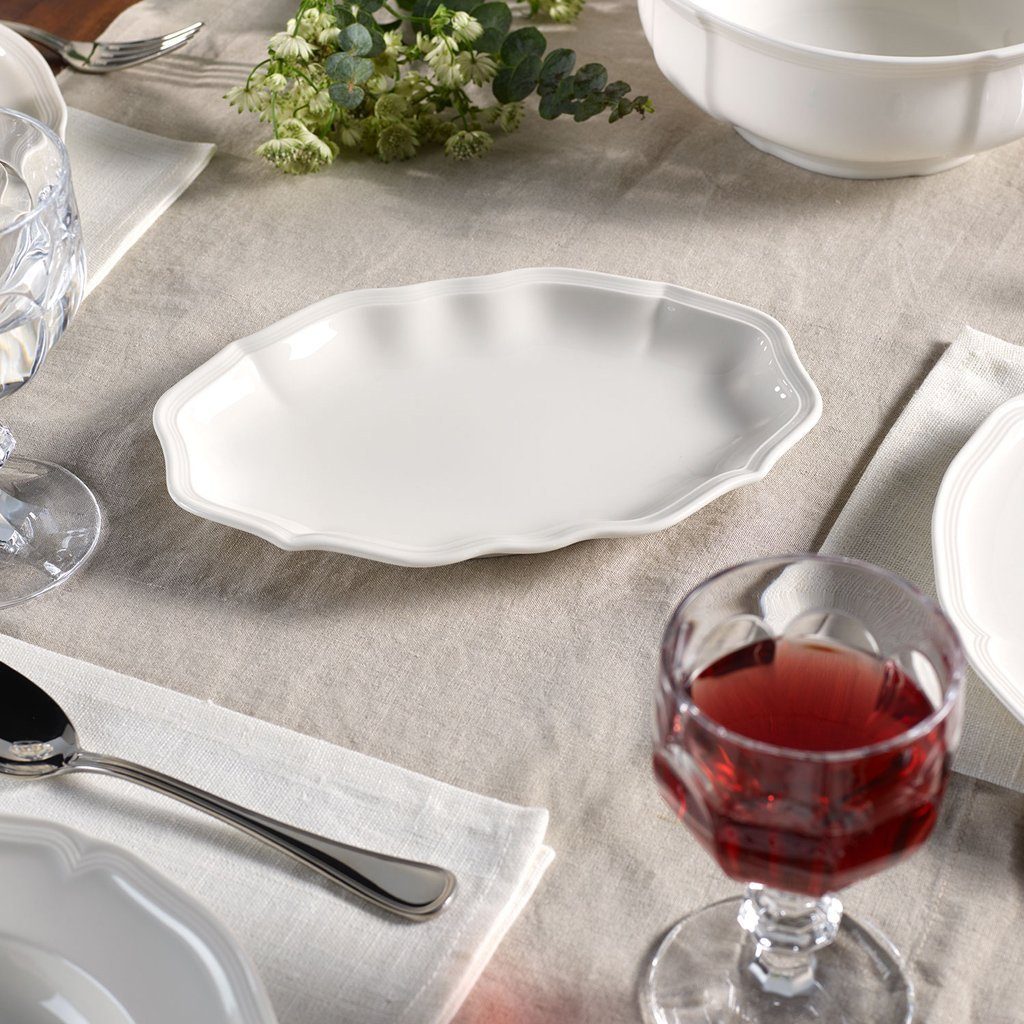 Villeroy & Boch Servierschüssel Manoir Beilagenschale, Porzellan, (1-tlg), Premium Porcelain, mikrow.- & spülm.sicher, Made in Germany