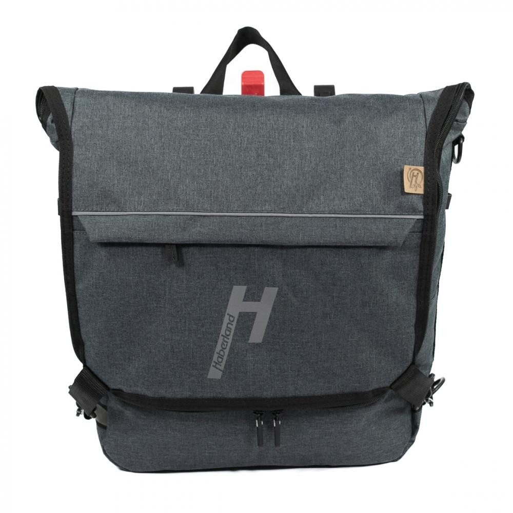 Haberland Fahrradtasche Haberland Sporty Fahrrad Rucksack / Gepäckträgertasche anthrazit - vie