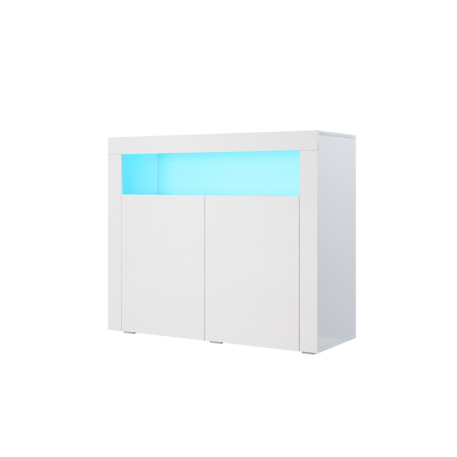 SONNI Highboard Sideboard mit LED Beleuchtung günstig online kaufen
