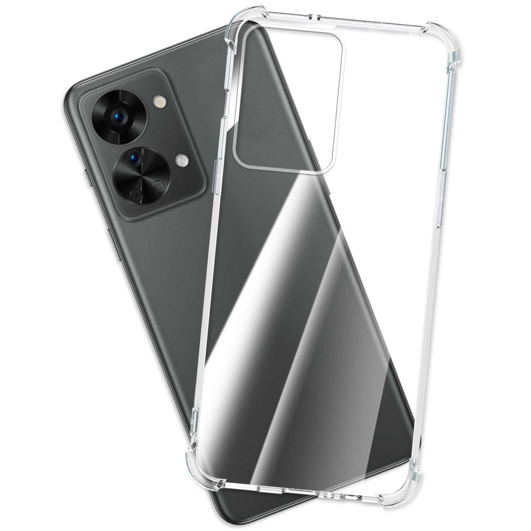mtb more energy Smartphone-Hülle Clear Armor Case für OnePlus Nord 2T (CPH2399, 6.43), Transparente TPU Schutzhülle Case Backcover mit Anti-Shock Verstärkung