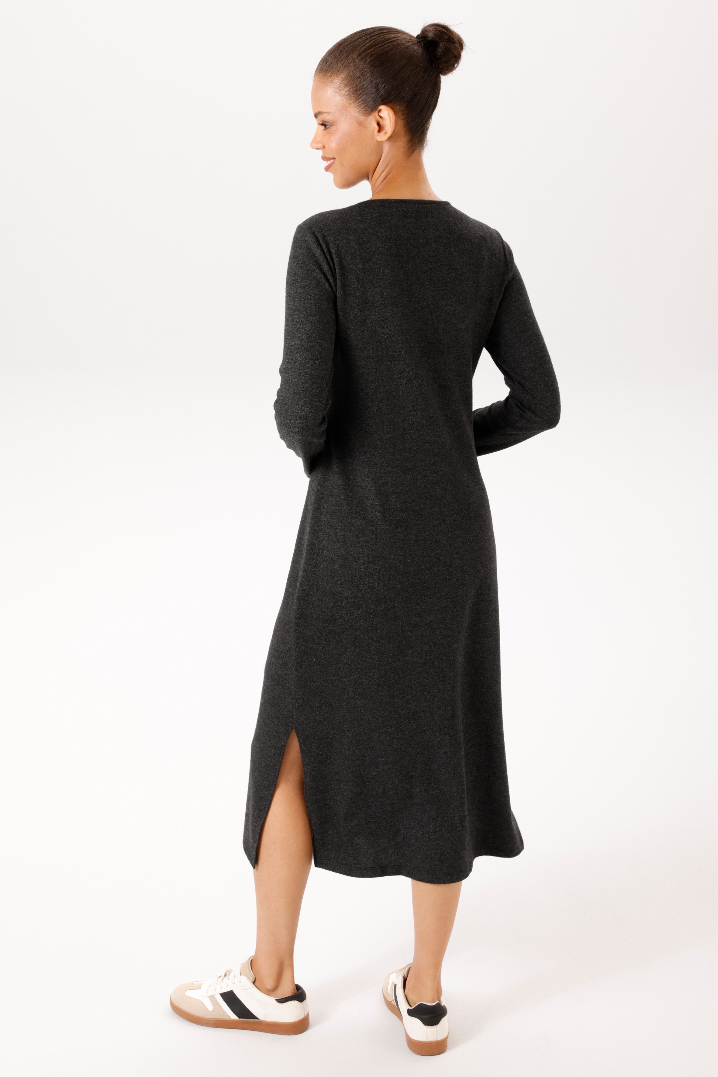 Aniston CASUAL Midikleid mit raffinierten Seitenschlitzen - NEUE KOLLEKTION
