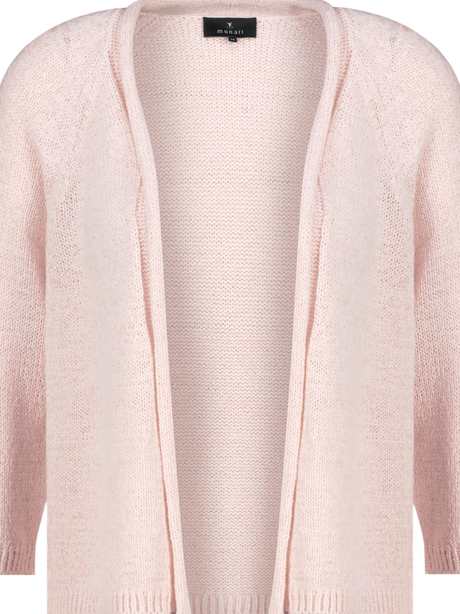 Monari Strickjacke rosa,Casual,Polyacryl,Unifarben,3/4 Arm,Regular Fit