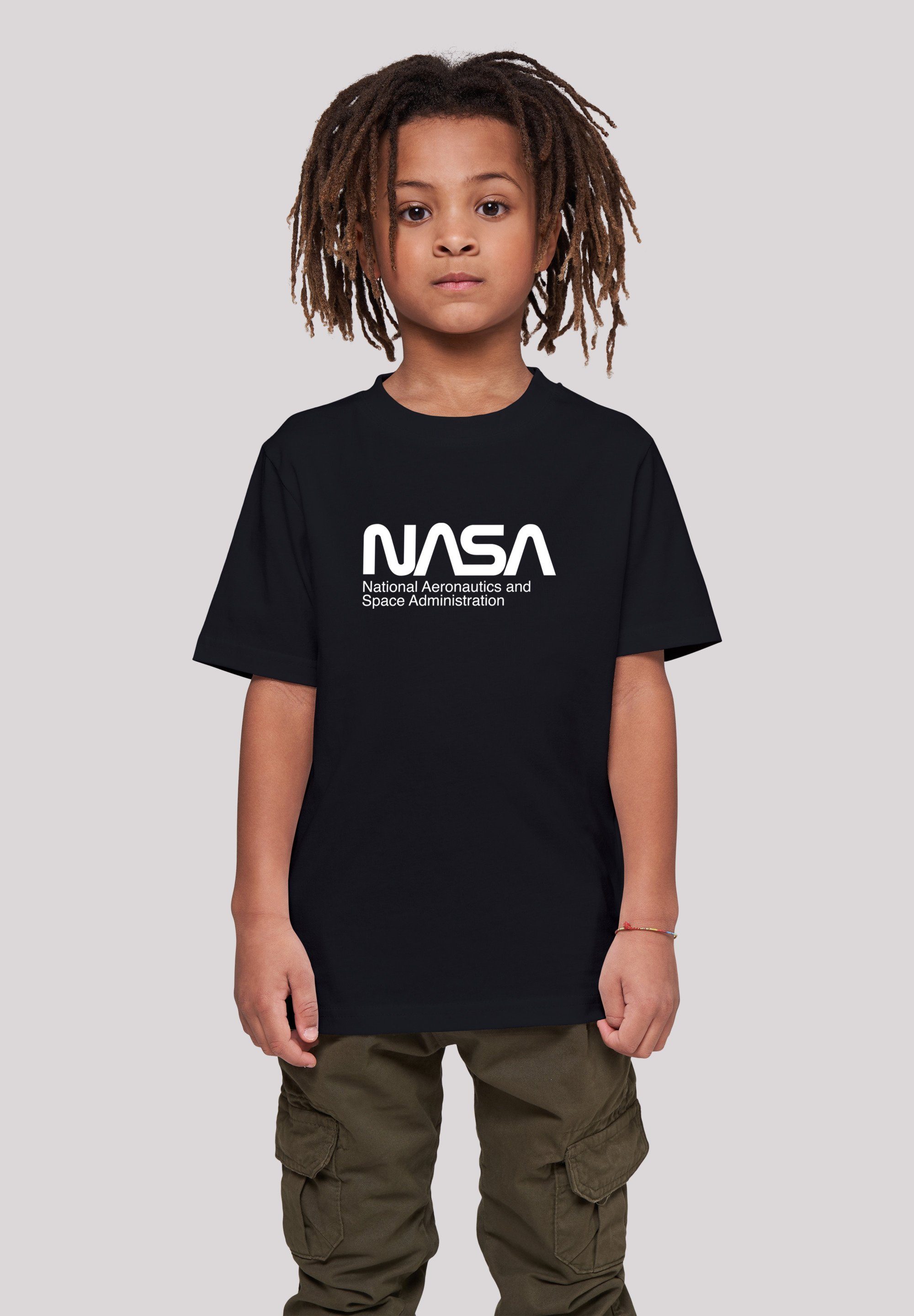 Space Größe T-Shirt F4NT4STIC Merch, Kinder,Premium Aeronautics Jungen,Mädchen,Bedruckt, And Model 146cm NASA 146/152 Unser und Unisex groß trägt ist