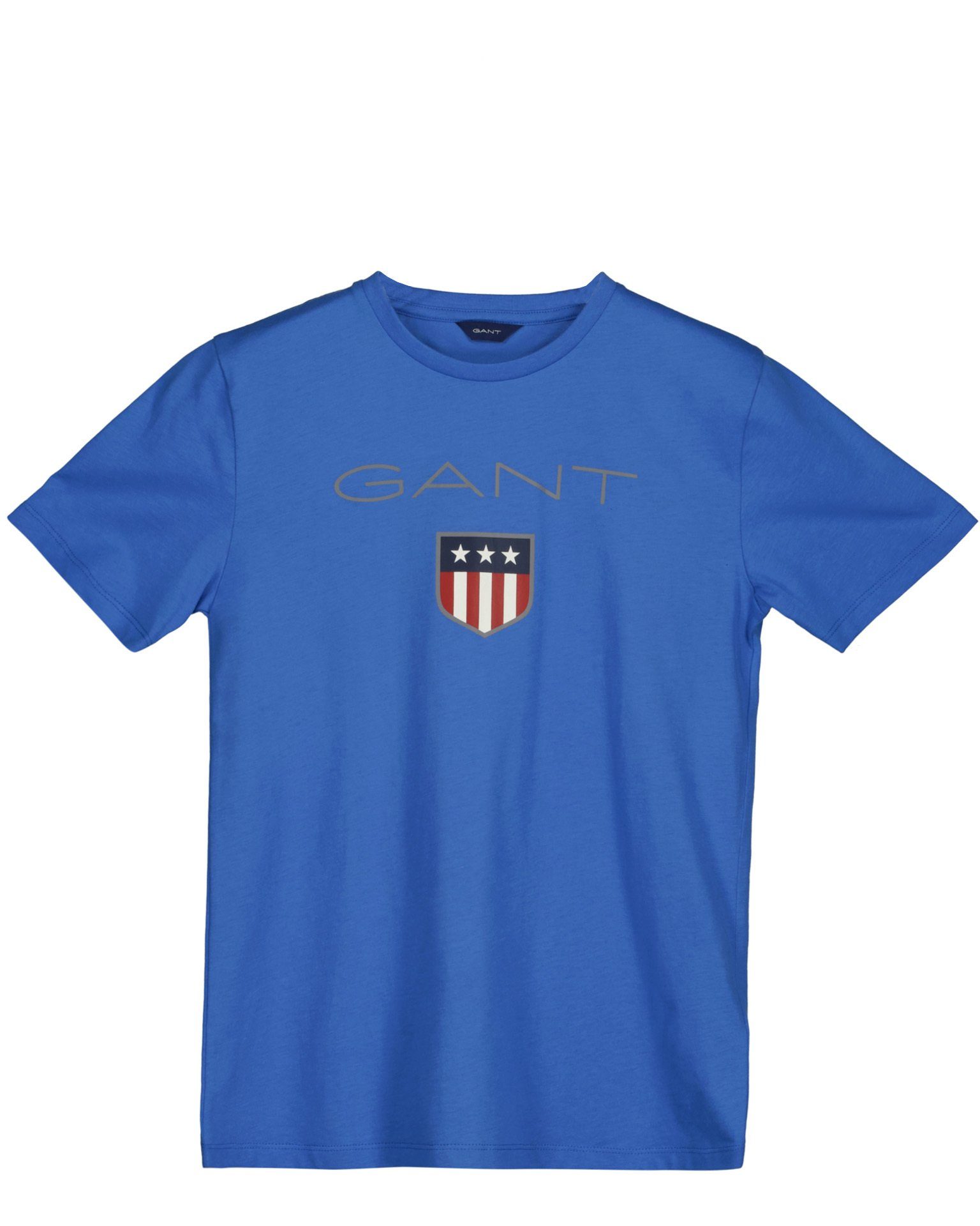 Gant T-Shirt Jungen T-Shirt Logo, Teen Blau - Boys Kurzarm SHIELD