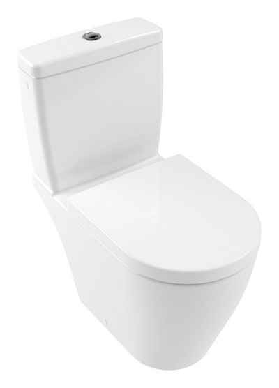 Villeroy & Boch WC-Sitz Avento, WC-Sitz m. Absenkautomatik u. QuickRelease 374 x 445 x 49 mm
