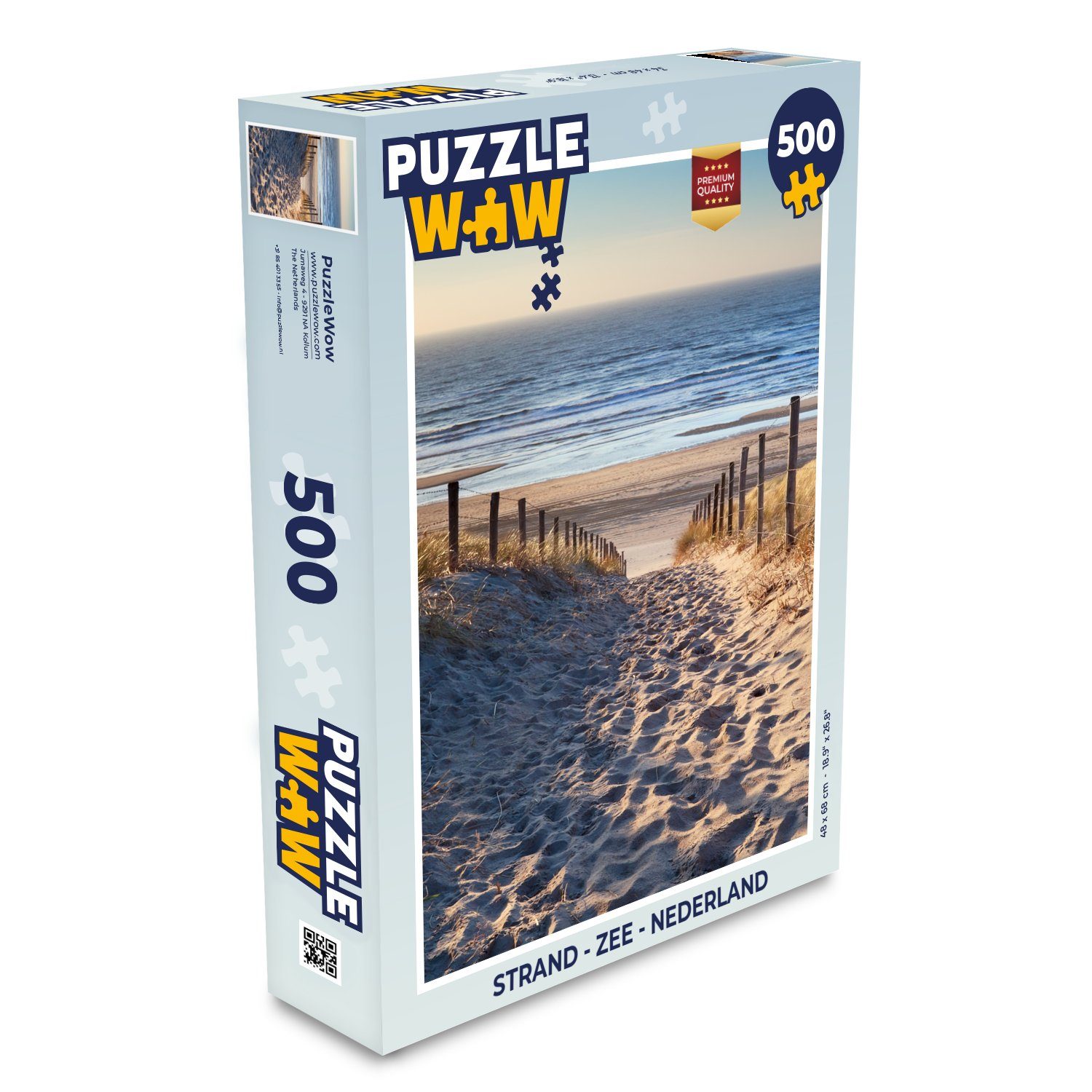 MuchoWow Puzzle Strand - Meer - Niederlande - Dünen - Sonne, 500  Puzzleteile, Foto-Puzzle, Bilderrätsel, Puzzlespiele, Spielzeug