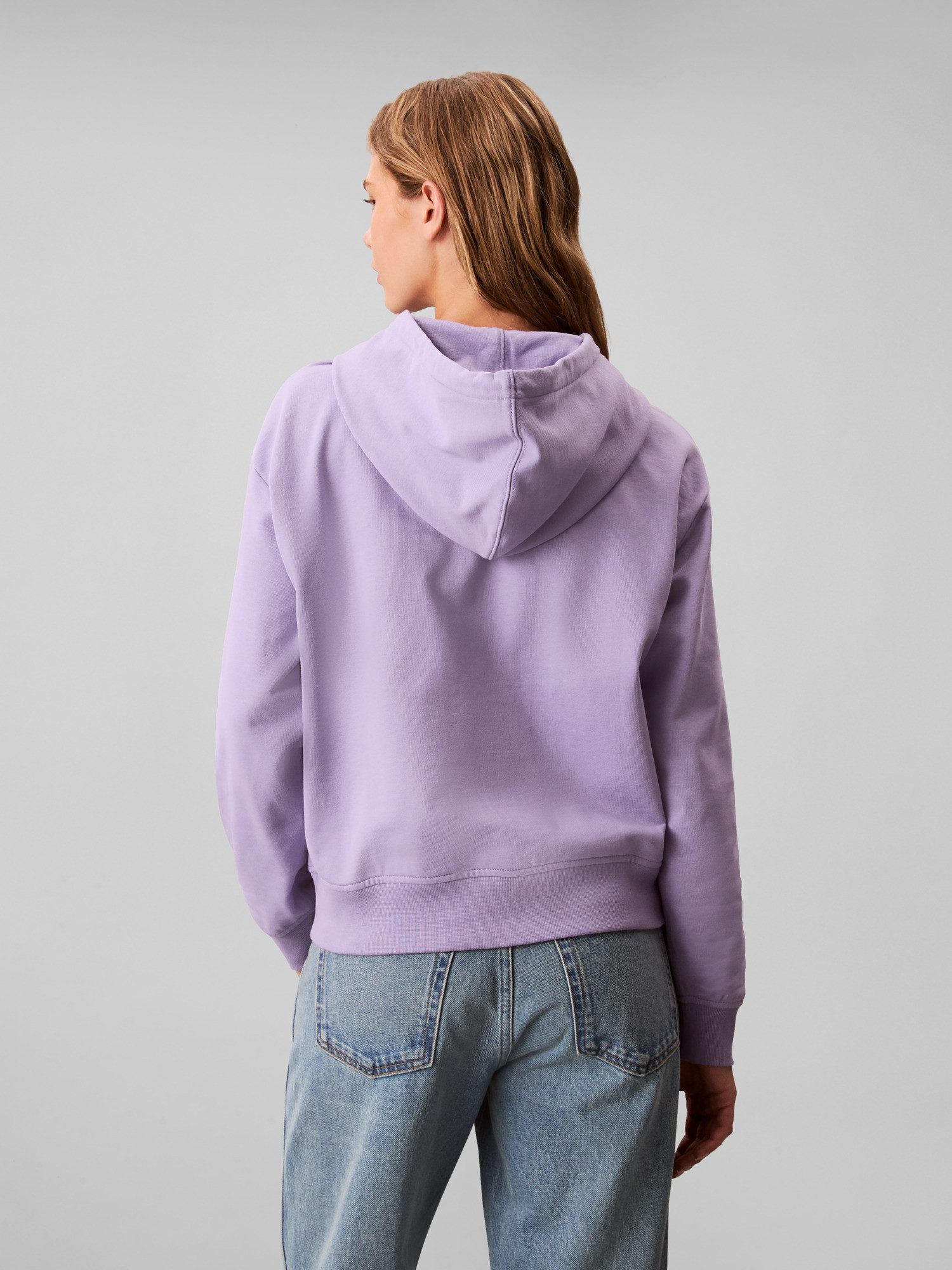 Calvin Klein Jeans Sweatshirt Kapuze mit Kordelzug, regular fit, Logodruck