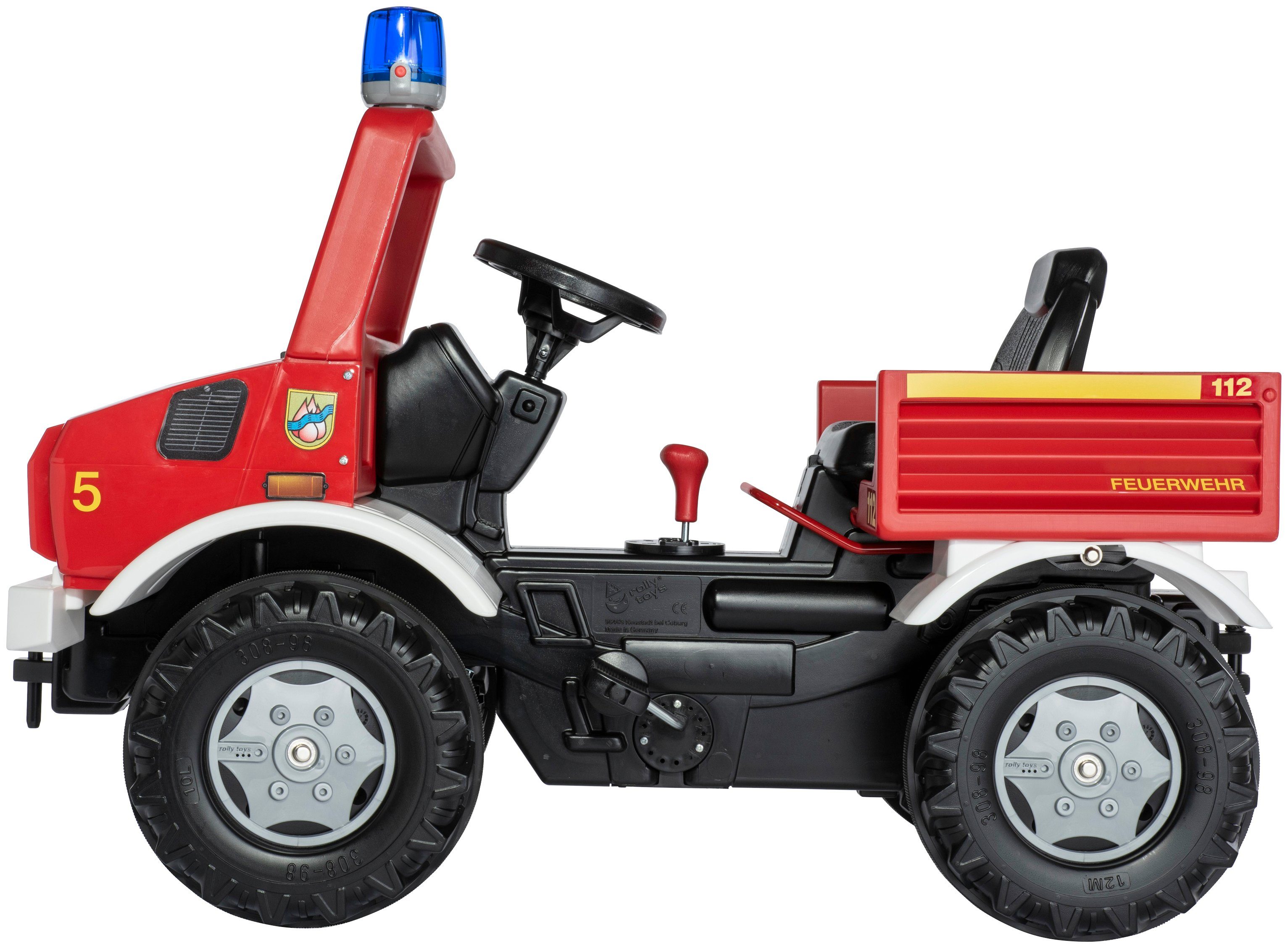 rolly toys® Tretfahrzeug rollyUnimog Fire, inkl. rollyFlashlight