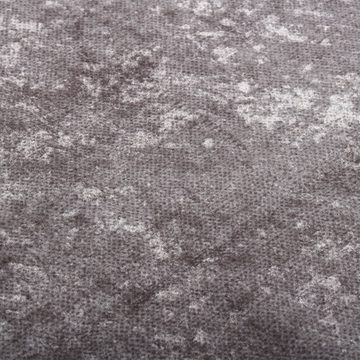Teppich Waschbar Grau 190x300 cm Rutschfest, furnicato, Rechteckig