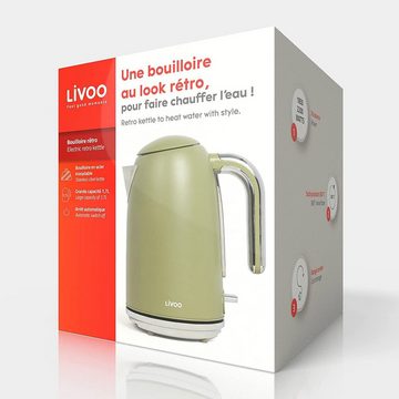 LIVOO Wasserkocher DOD180V Wasserkocher, 2200 W