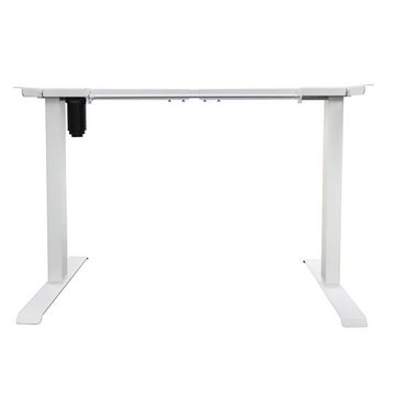 HOME DELUXE Schreibtisch Höhenverstellbarer Schreibtisch LUMINA 120 x 60 cm (2-St., Komplettset), Mit Memory Steuerung, USB-Buchse & Touchscreen I Stehschreibtisch