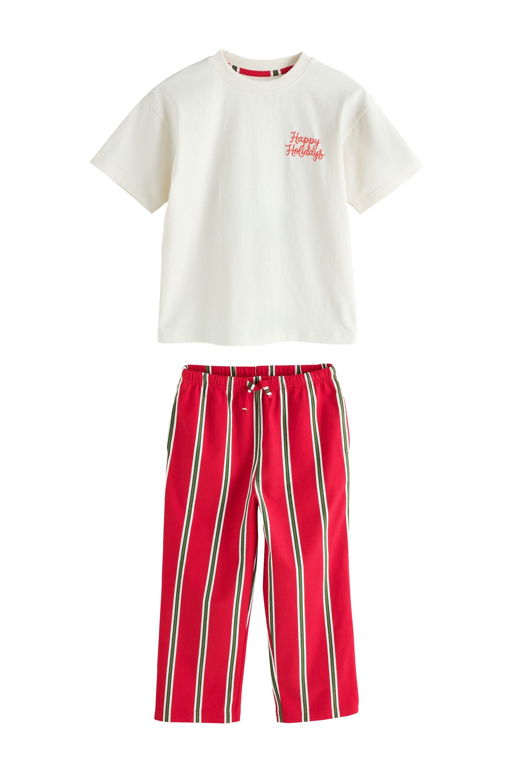 Next Pyjama Weihnachtlicher Schlafanzug, Familien-Kollektion (2 tlg)