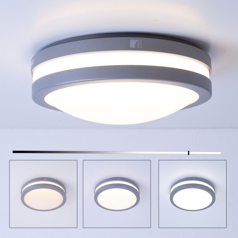 EGLO LED Außenlampe LED-Leuchtmittel Außenwandleuchte fest Warmweiß, Wandlampe verbaut, Wandstrahler