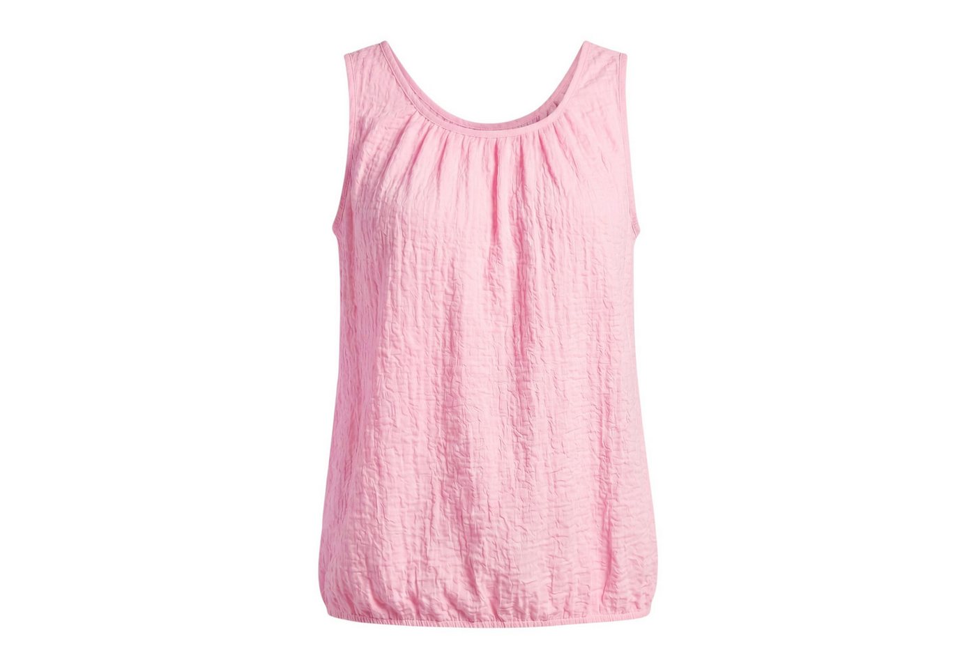 OriginalYou Trägertop Sommertop Damen Stretch Top Freizeit Oberteil Crinkle Look in Unifarben, Crinkle Look, One Size 38-42
