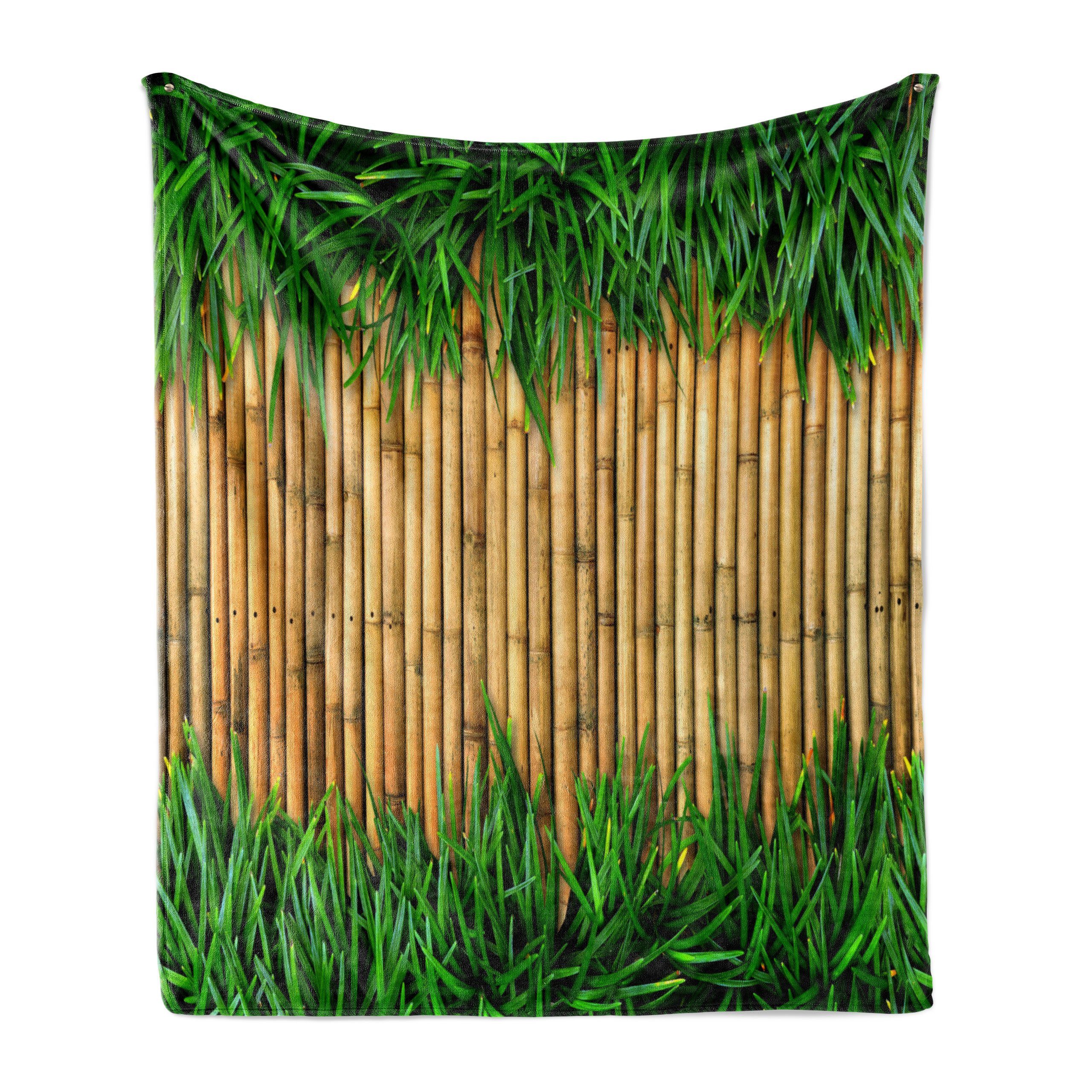 Bambus Wohndecke Außenbereich, Brown Abakuhaus, und Grün Plüsch den Innen- für Gemütlicher und