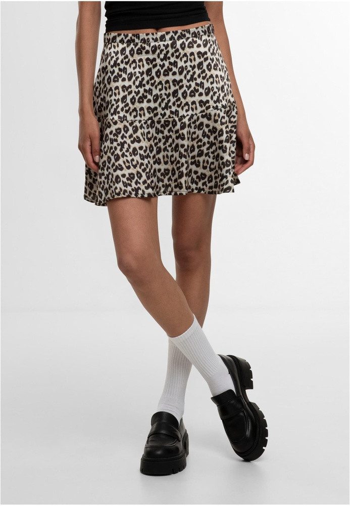 URBAN CLASSICS Minirock Ladies Leo Volants Mini Skirt