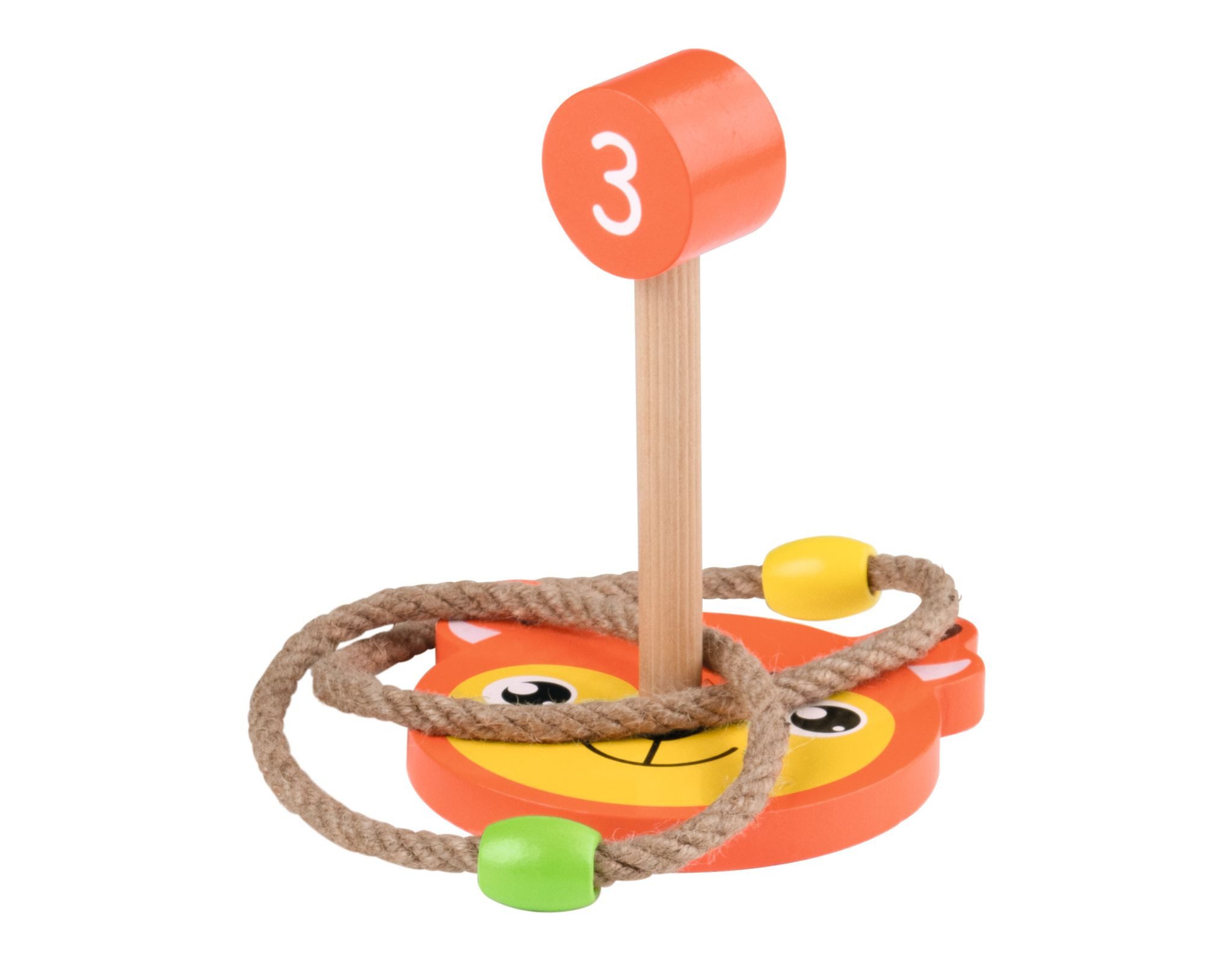 Playtive Spielzeug-Gartenset Kinder Gartenspielgerät Wurfspiel Echtholz Ringwurfspiel Outdoor, (Set, 12-tlg), Ringwurfspiel für den Garten, Echtholz, für die ganze Familie