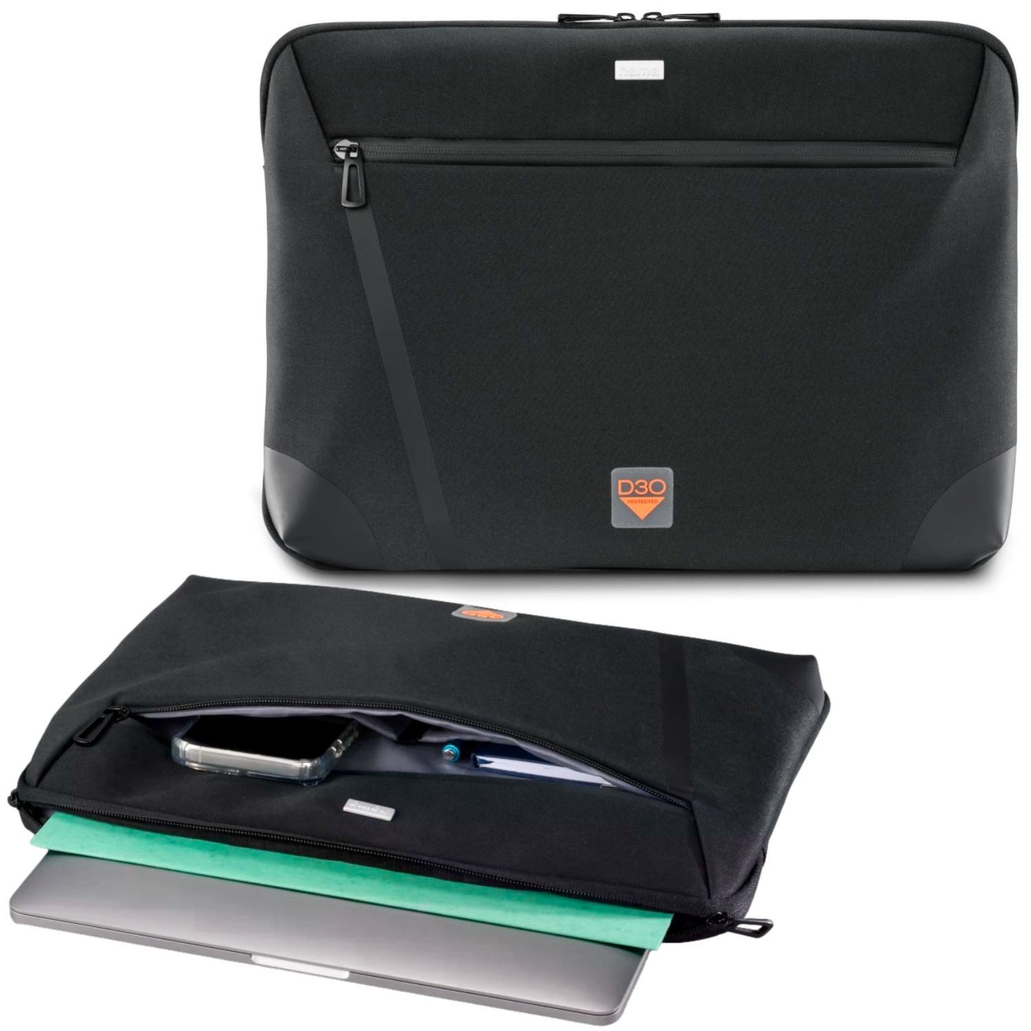 Hama Laptoptasche Notebook-Tasche Schutz-Hülle Extreme Protect 13,3", Stoßfest Fallschutz Schutz-Hülle für 13,3 13,6" 14" 14,2" Zoll Laptop