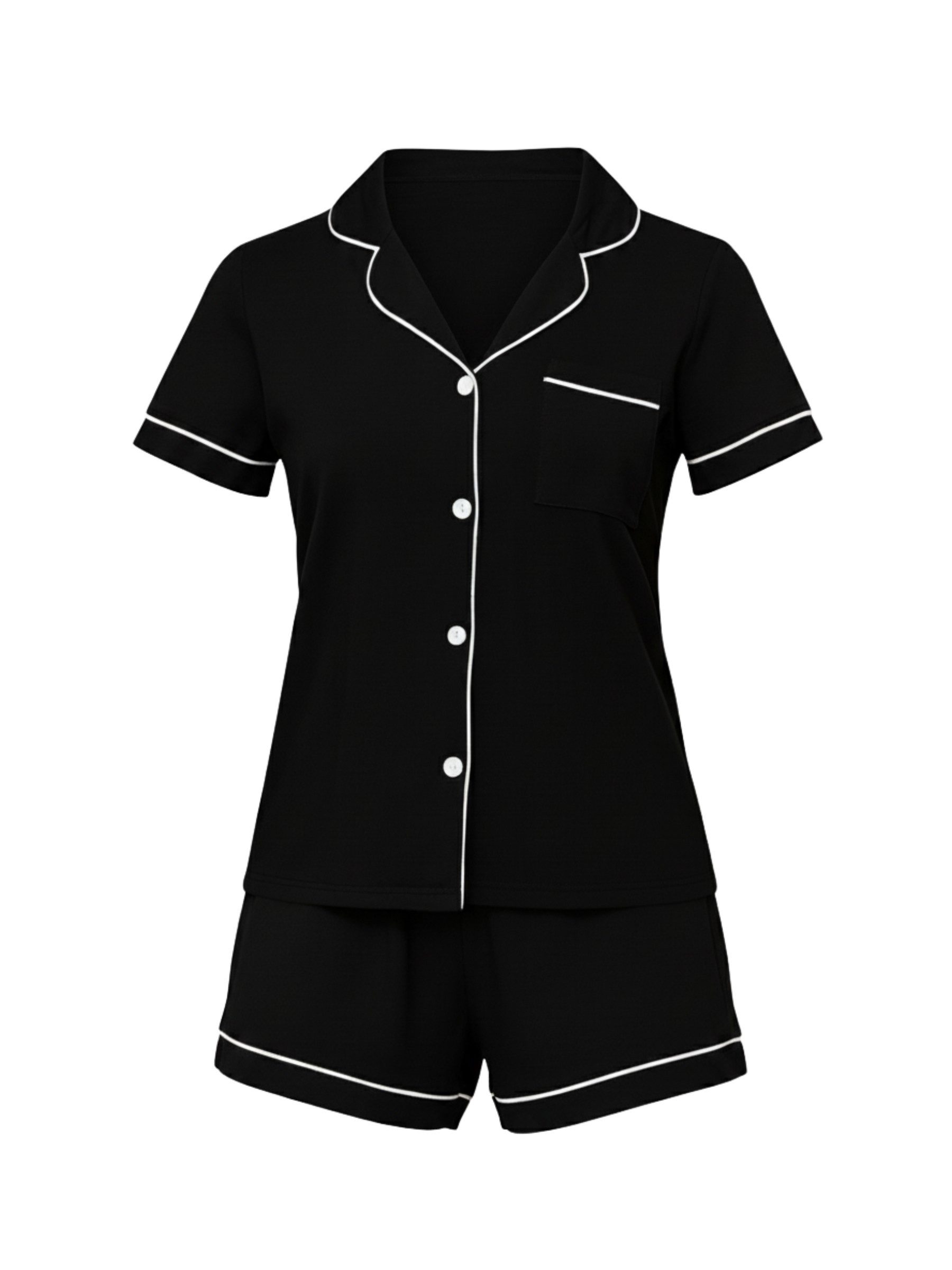 Elegant Love Shorty Damen Satin Pyjama günstig online kaufen