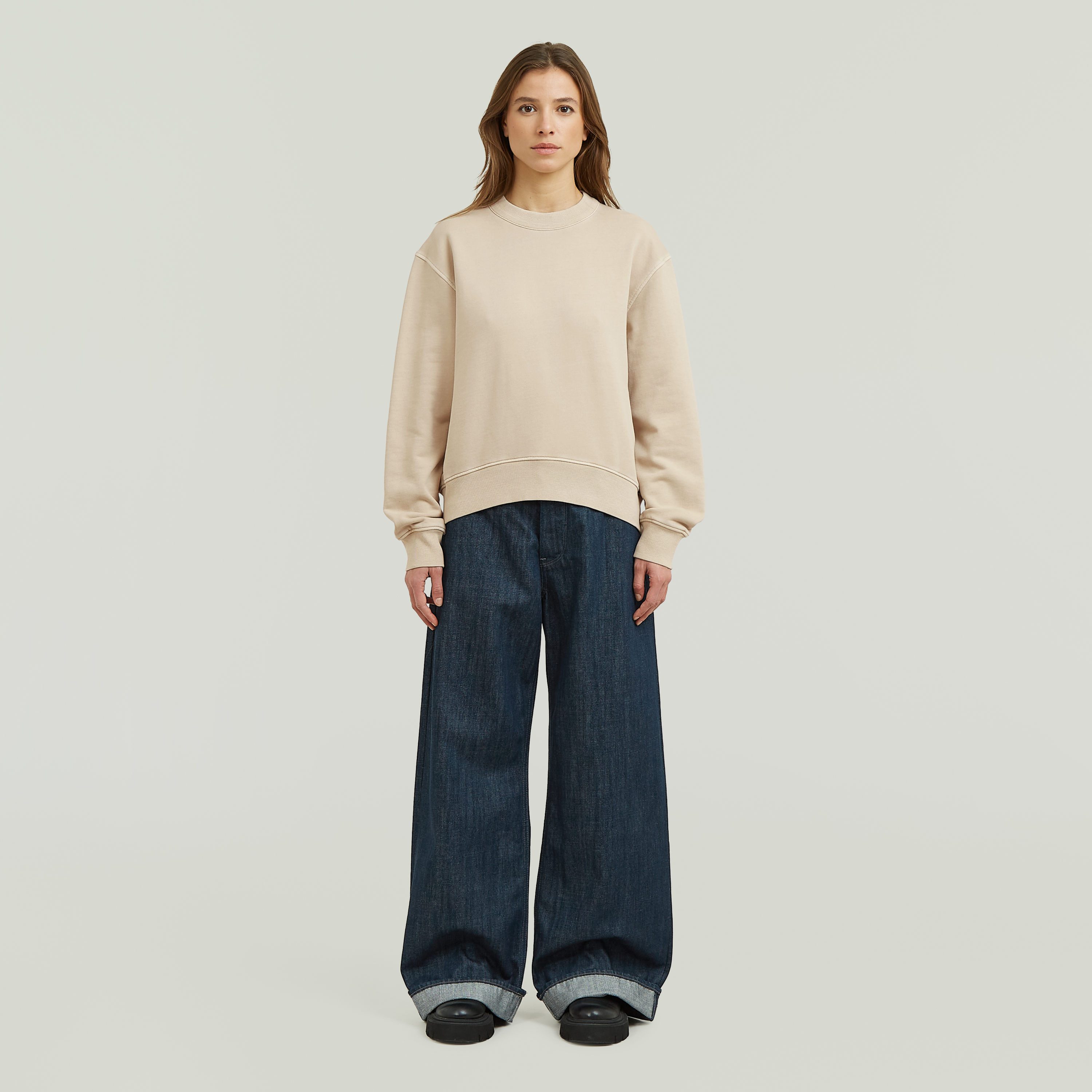 G-STAR Sweatshirt Unit Relaxed wmn aus Baumwolle, Rundhalsform