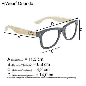 PiWear Motorradbrille PiWear Orlando silver SM