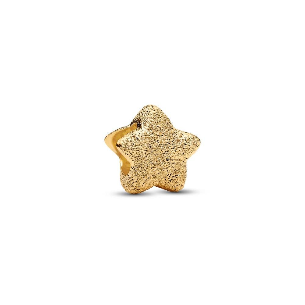 Pandora Charm-Einhänger PANDORA Damen Mini-Charm Stern, vergoldet
