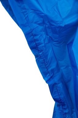 Gravidus Regenponcho Regenjacke Regenponcho Regencape Regenschutz mit Kapuze blau unisex