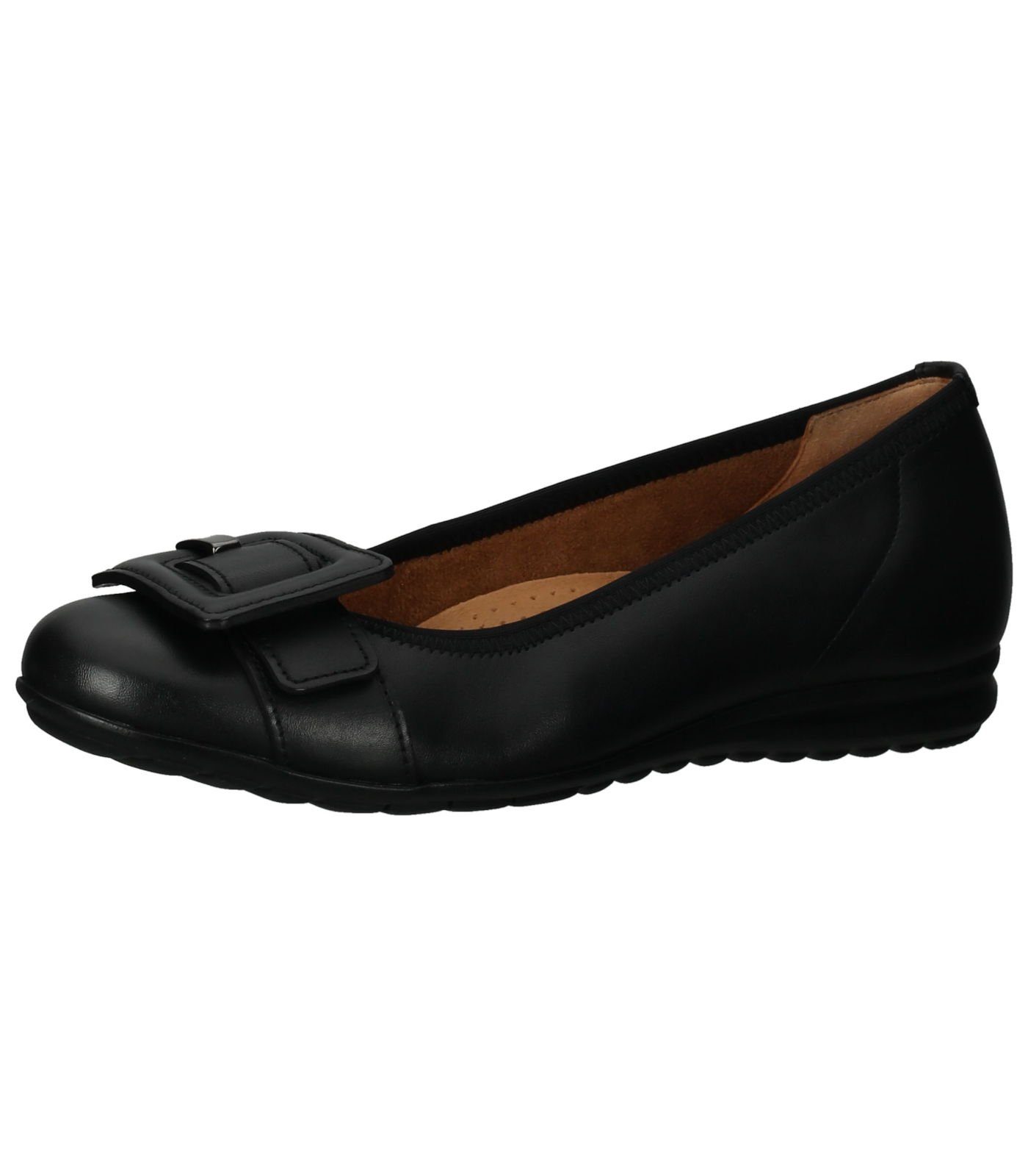 Gabor Ballerinas Leder/Textil Ballerina schwarz / 57 | Ballerinas