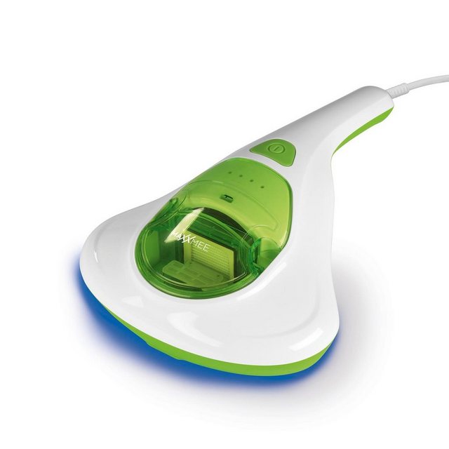 MAXXMEE Matratzenreinigungsgerät Milben-Handstaubsauger mit UV-C Licht 300W, Milben-Handstaubsauger limegreen