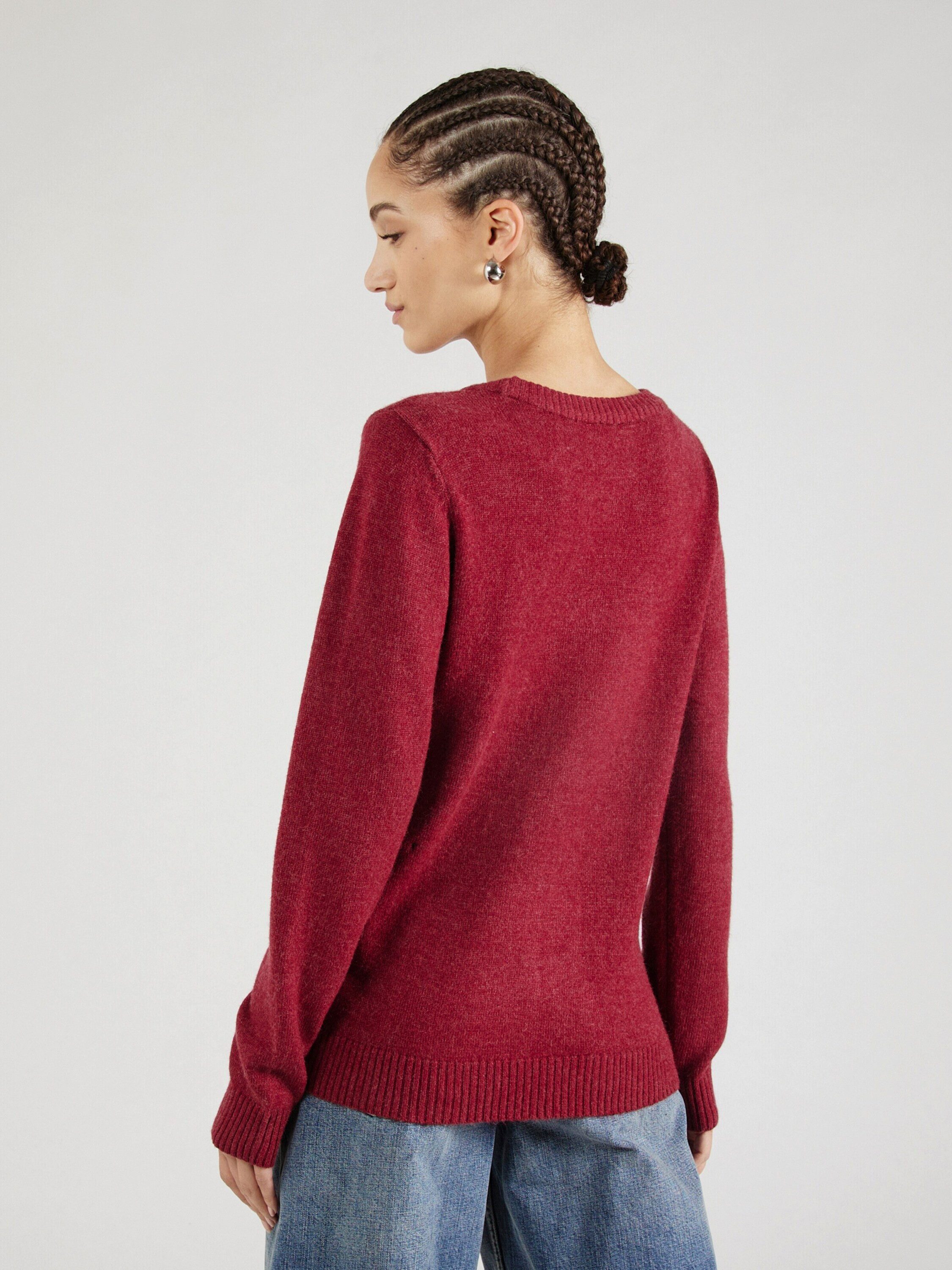 Vila Strickpullover VIRil (1-tlg) Plain/ohne Details günstig online kaufen