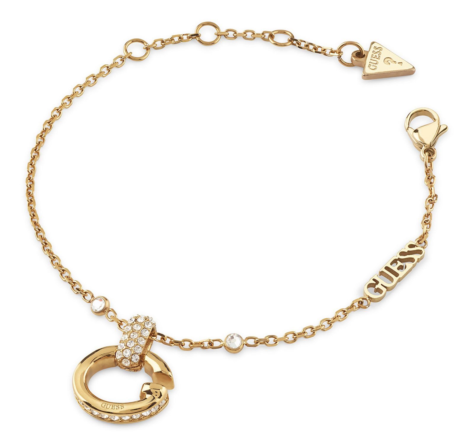 Guess Gliederarmband Crystal Charm Bracelet günstig online kaufen