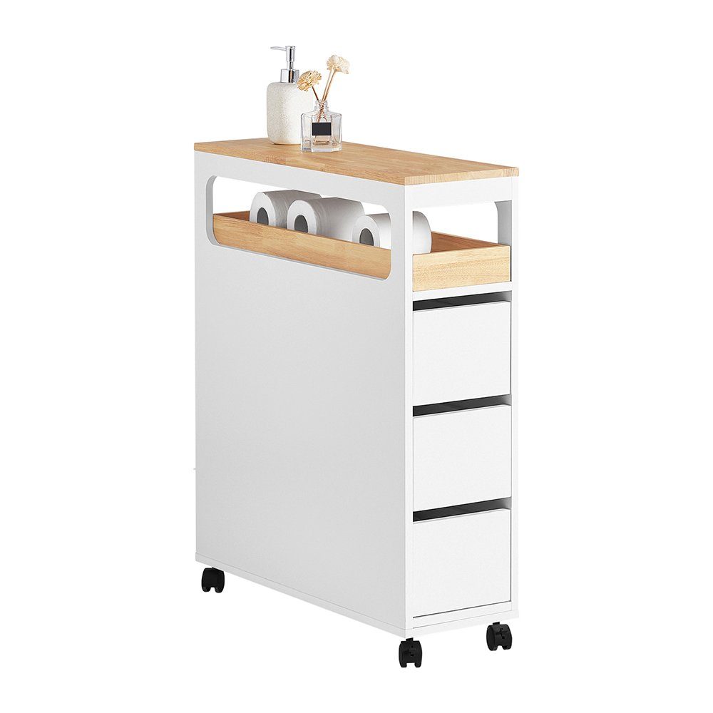 SoBuy Regal »BZR54«, Nischenregal mit 3 Schubladen und 1 abnehmbaren