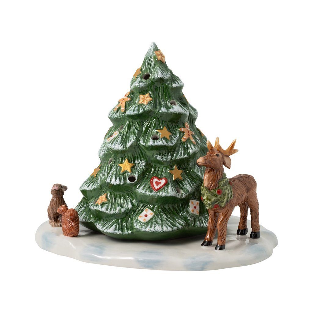 Dekofigur Christmas Toys Weihnachtsbaum mit Waldtieren
