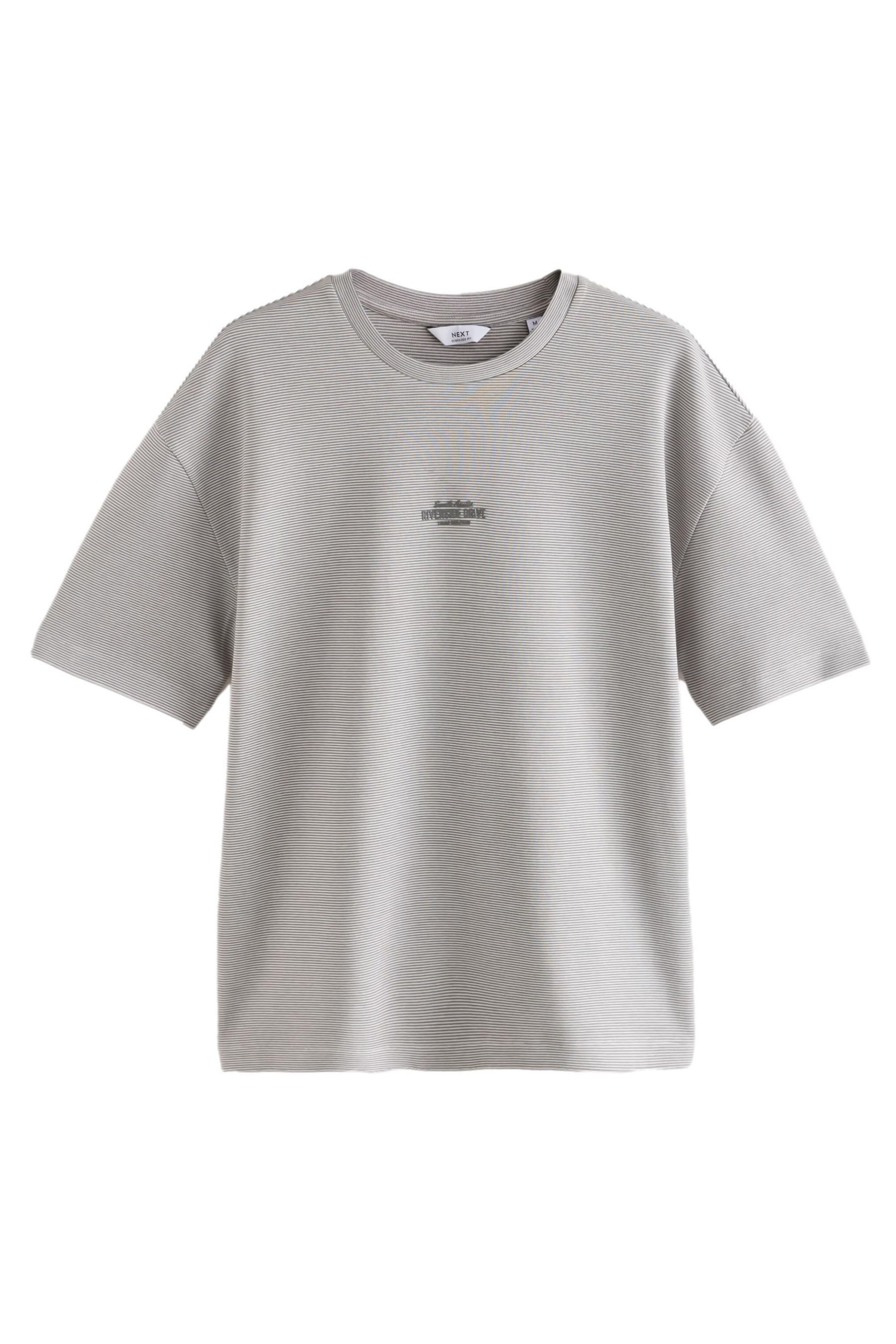 Next T-Shirt Gestreiftes T-Shirt im Relaxed-Fit günstig online kaufen