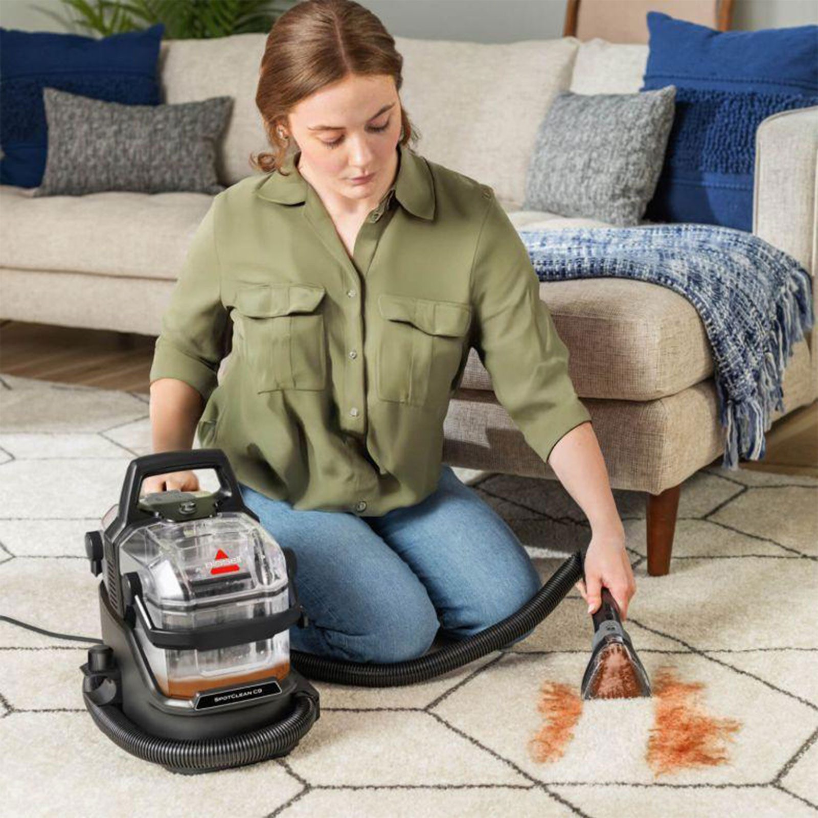 Bissell Multi-Sauger BIS Spotclean C9 Pro 3911N, Profi-Teppichreiniger mit langlebigem Akku