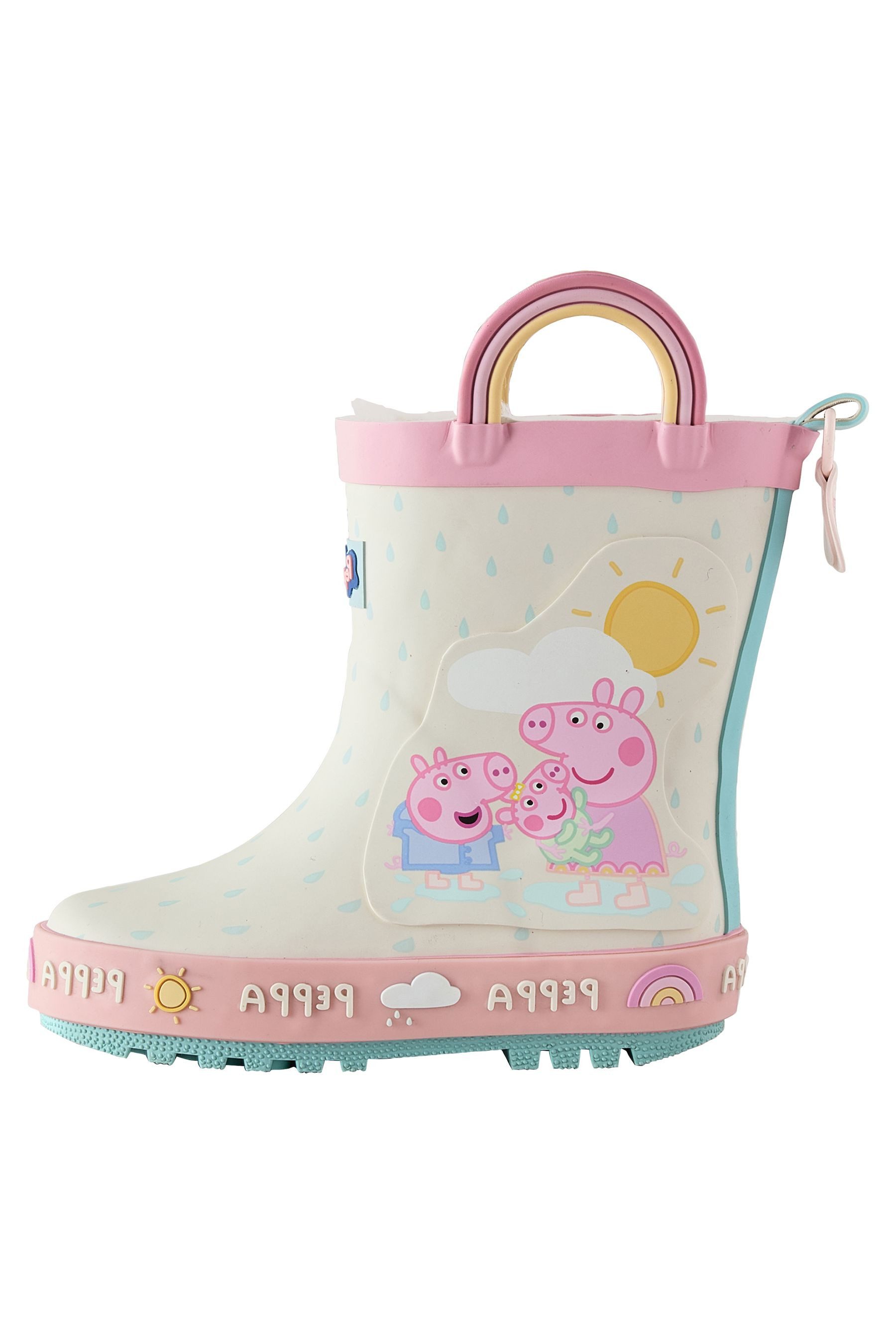 Next Gummistiefel mit Griff, Peppa Pig Gummistiefel
