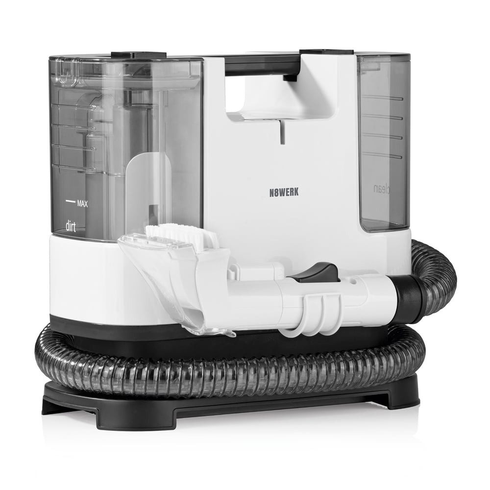 N8WERK Nass-Trocken-Sauger Portable Clean, Polster- und Teppichreiniger, 400 W, leicht und kompakt, Fleckenentferner, leistungsstarker 400 Watt Motor