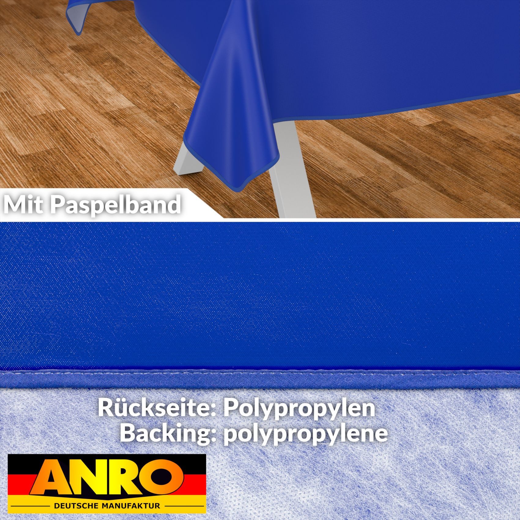 ANRO Tischdecke Wachstuch abwaschbar UNI Tischwäsche günstig online kaufen
