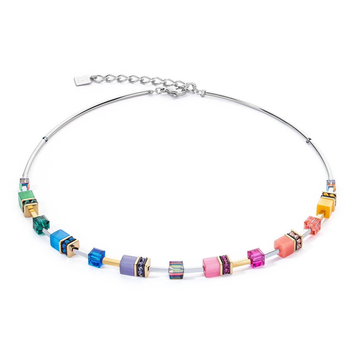 COEUR DE LION Collier Schmuck Edelstahl GeoCUBE® Iconic Lite Würfelkette, M günstig online kaufen