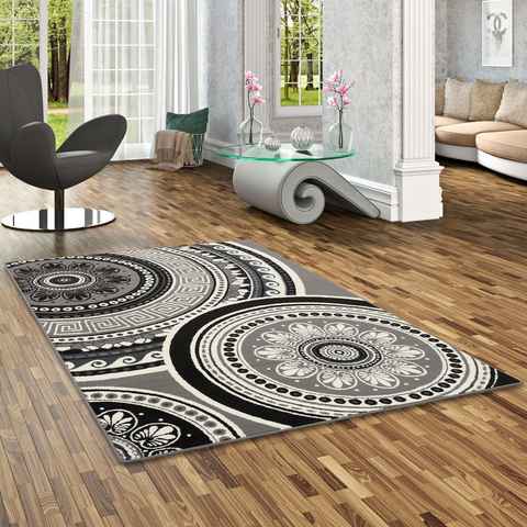 Designteppich Teppich Trendline Mandala, Pergamon, Rechteckig, Höhe: 8 mm