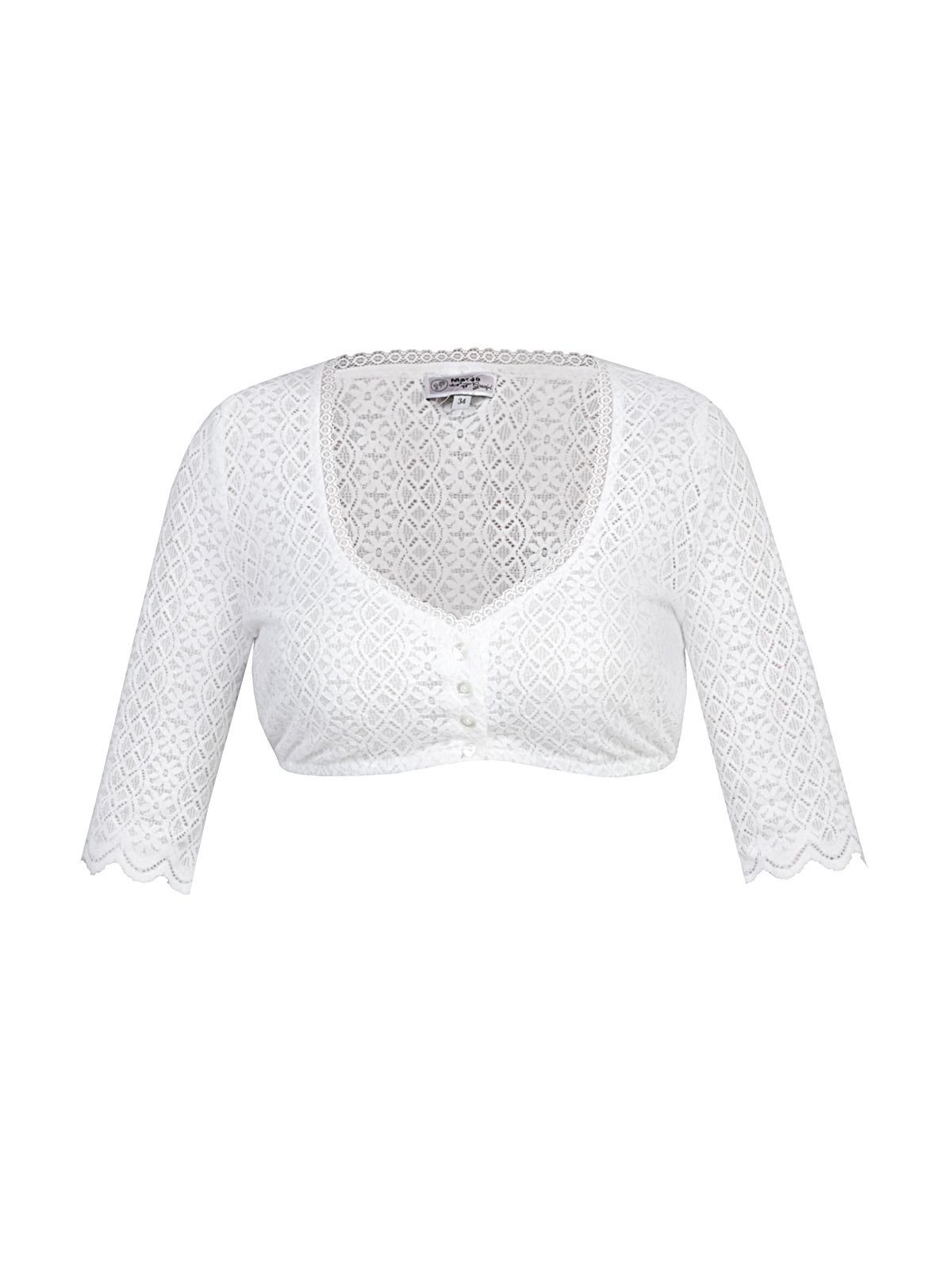 MarJo Dirndlbluse Dirndlbluse ISI-MARIA offwhite