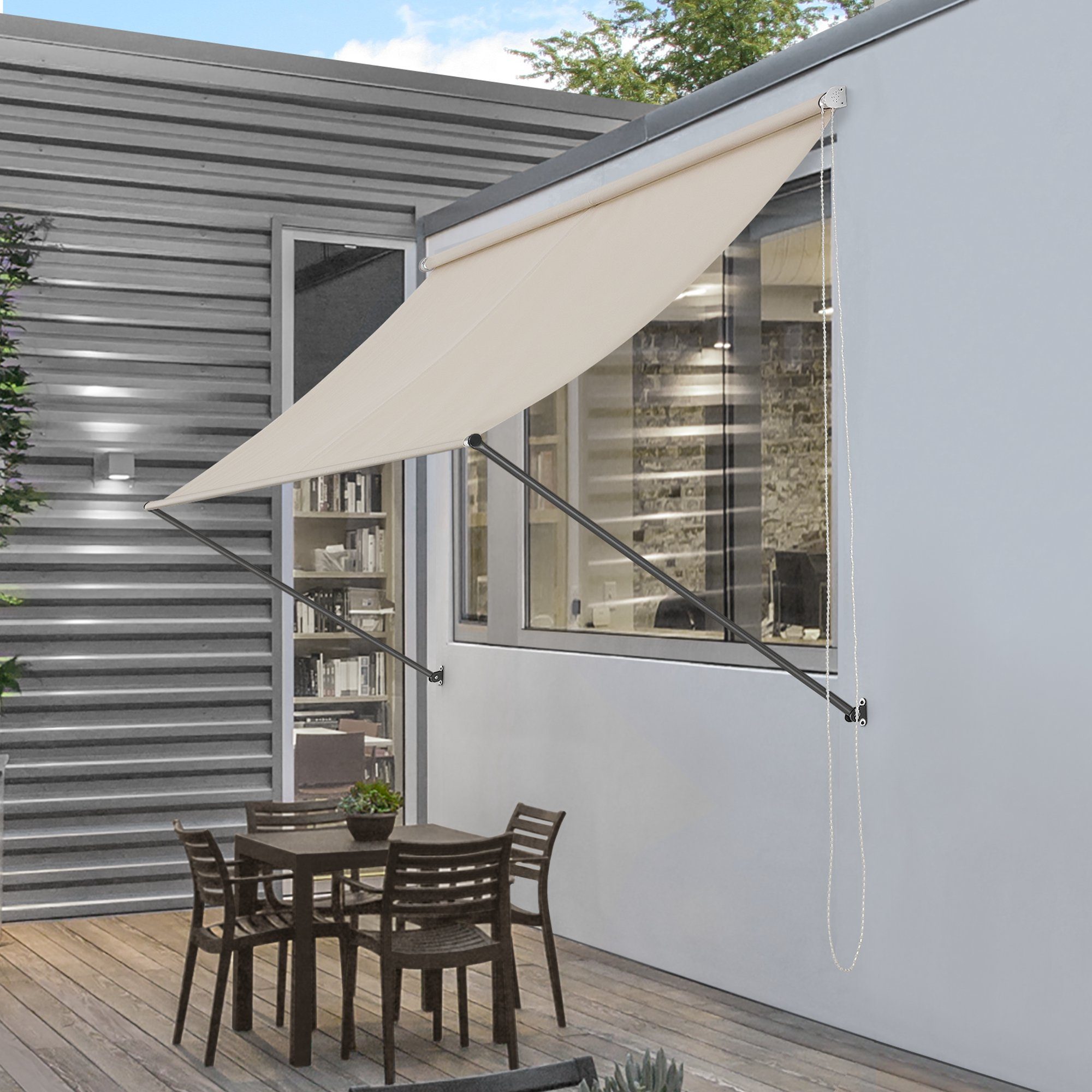 pro.tec Standmarkise »Malaga« Sonnenschutz Markise 150x120cm günstig online kaufen