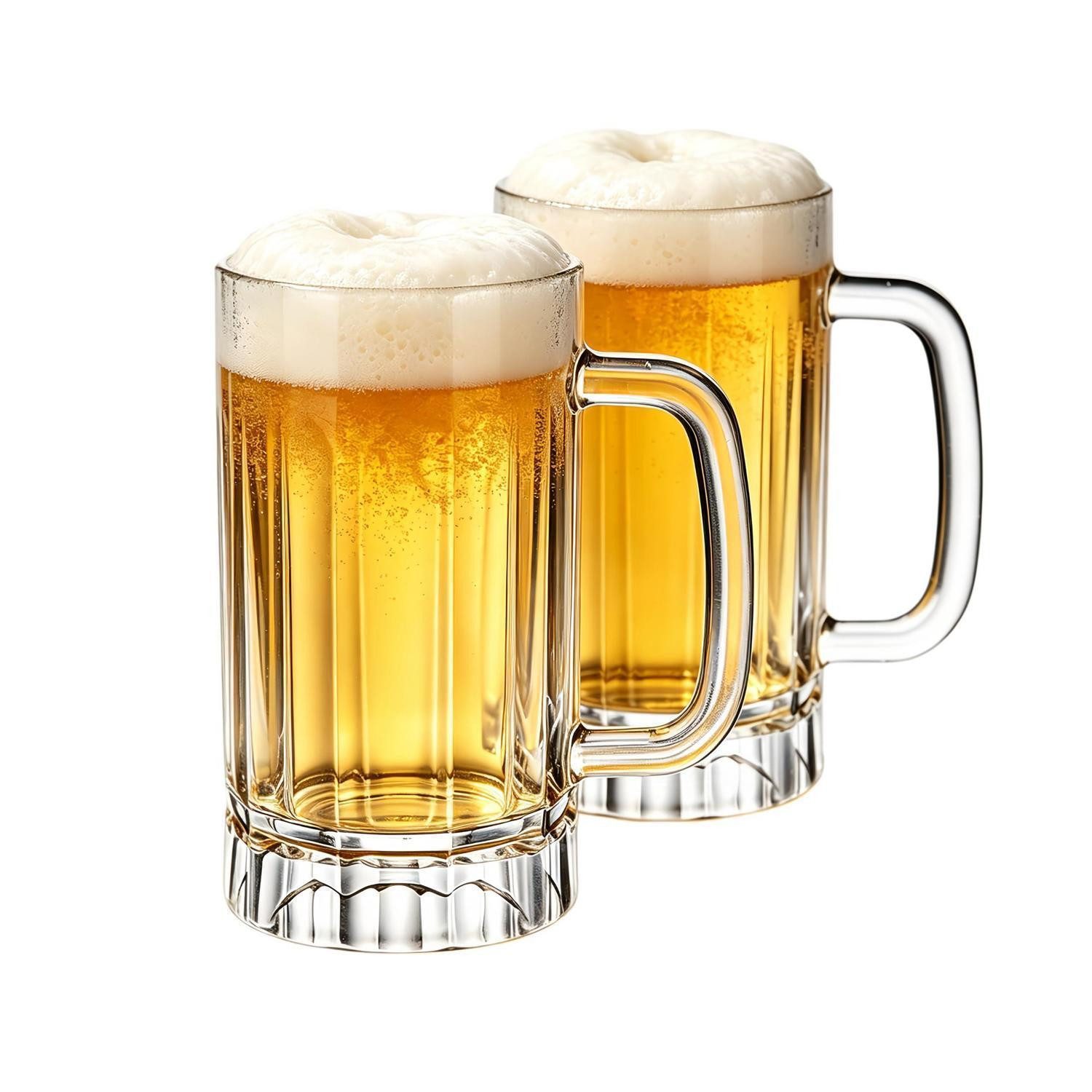 LuxusKollektion Bierkrug 2 Biergläser Kunststoff 0,62L, 2-tlg., Glas