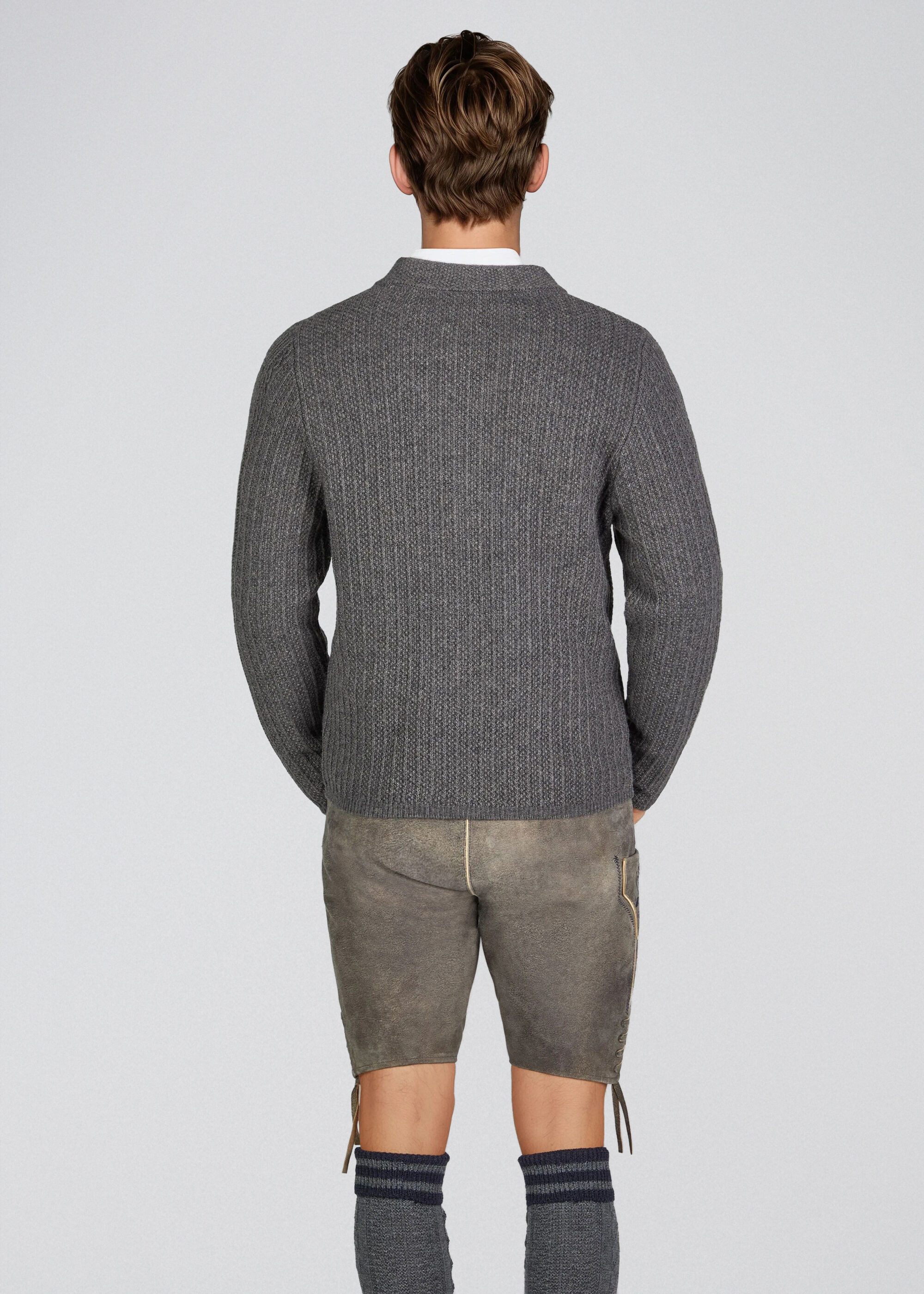 Spieth & Wensky Trachtenstrickjacke Hagen (1-tlg) in Melierte Optik