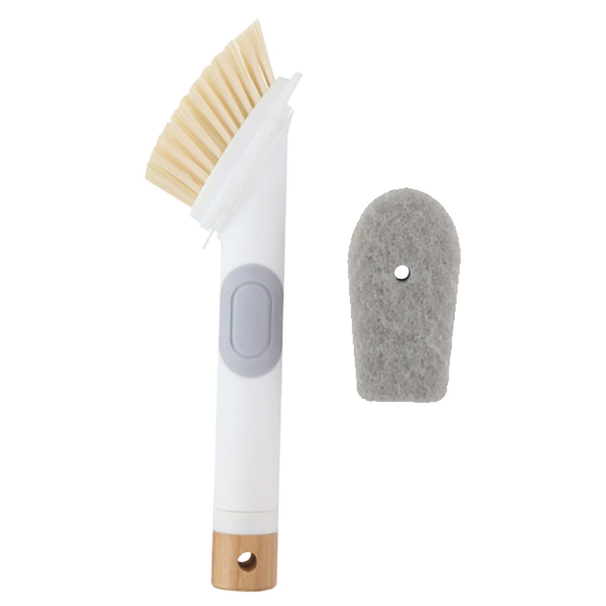 *Alpina* Bürste Alpina spülbürste & Seifenspender 25 cm weiß 2-teilig