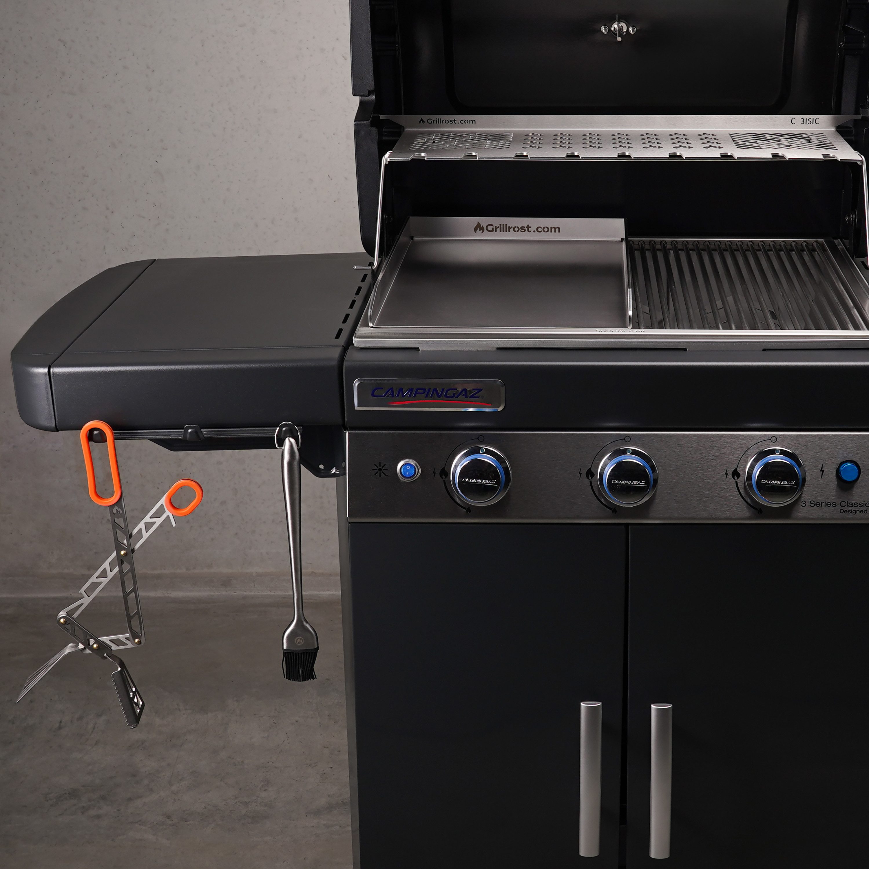 Grillrost.com BBQ Grillrost BBQ Grillplatte 400x300mm, Made in Germany