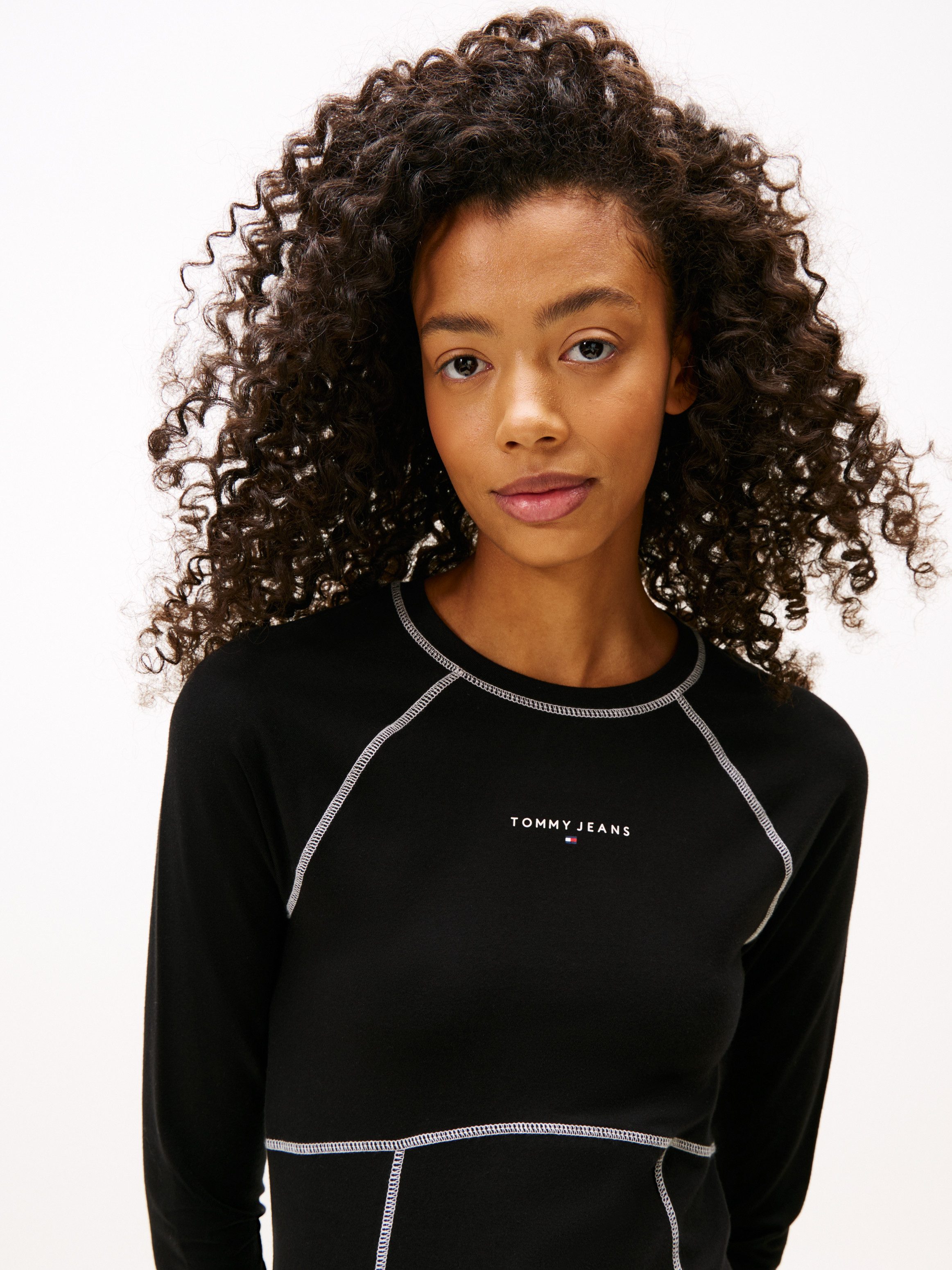 Tommy Jeans Jerseykleid TJW BODYCON LINEAR MINI DRESS günstig online kaufen