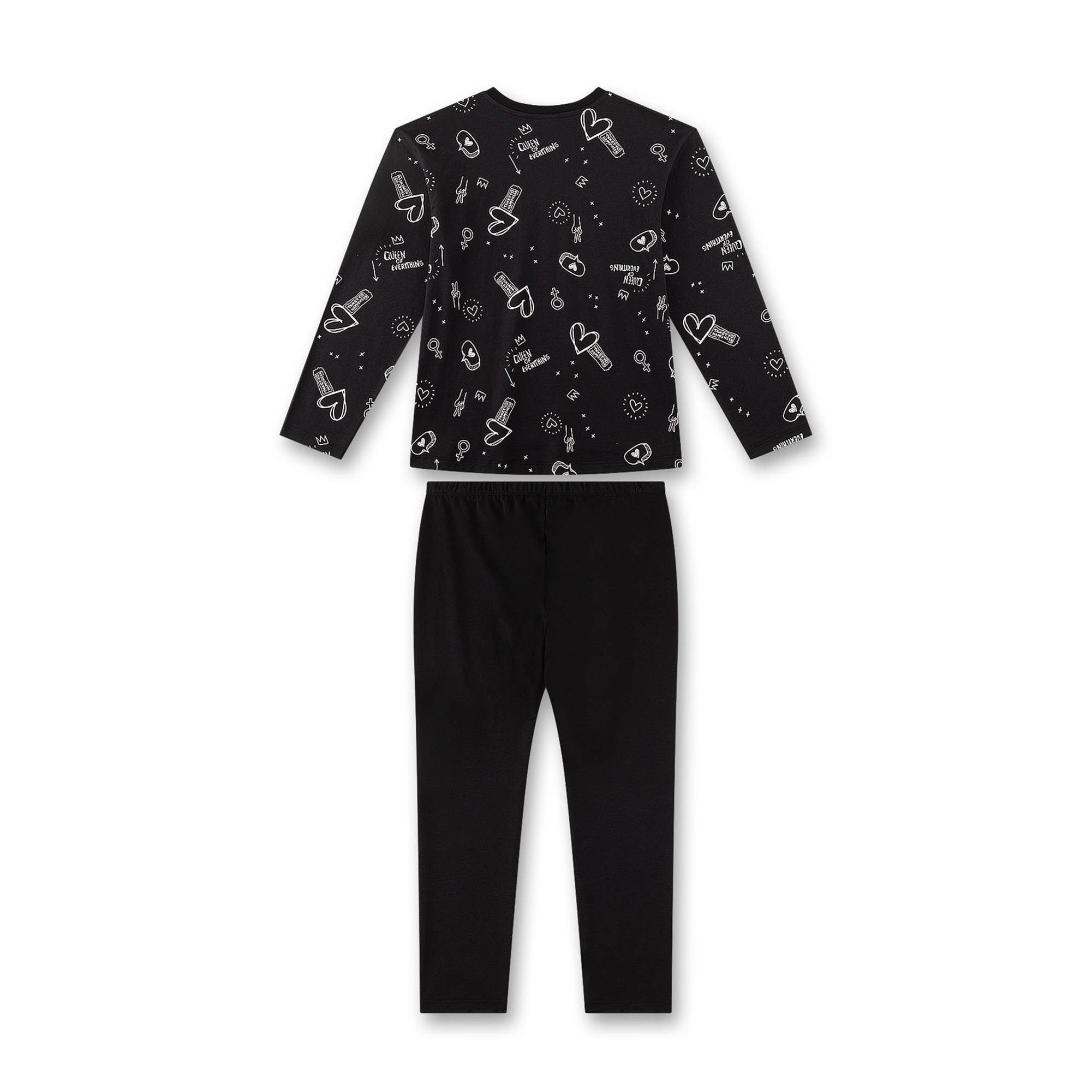 Sanetta Pyjama Mädchen Pyjama 1er Pack Baumwolle (2 tlg)